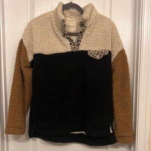 Thread & Supply Colorblock Sherpa Jacket